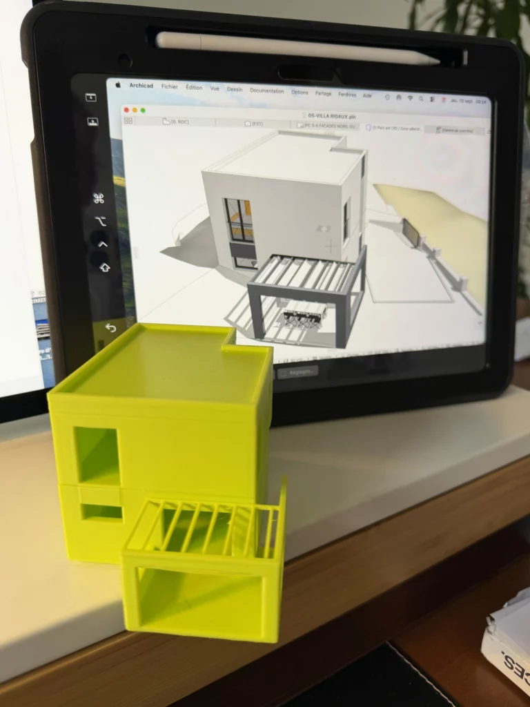 Un Projet De Villa : Maquette 3D — VX Architecture